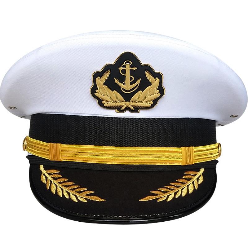 Gorra blanca de militar