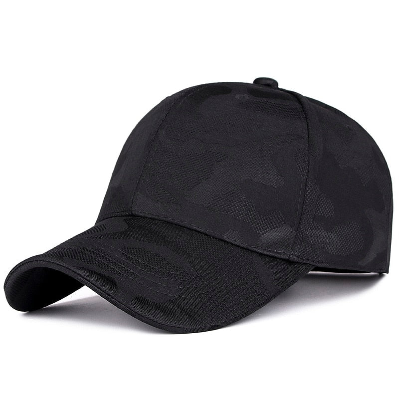 Gorra de faena negra militar