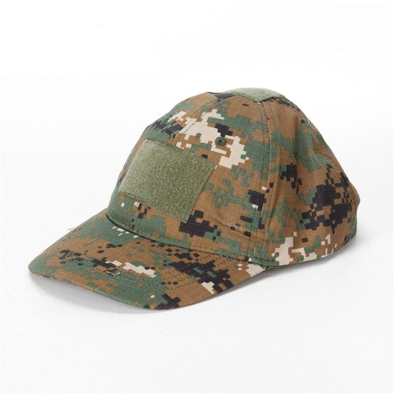 Gorra militar estampada