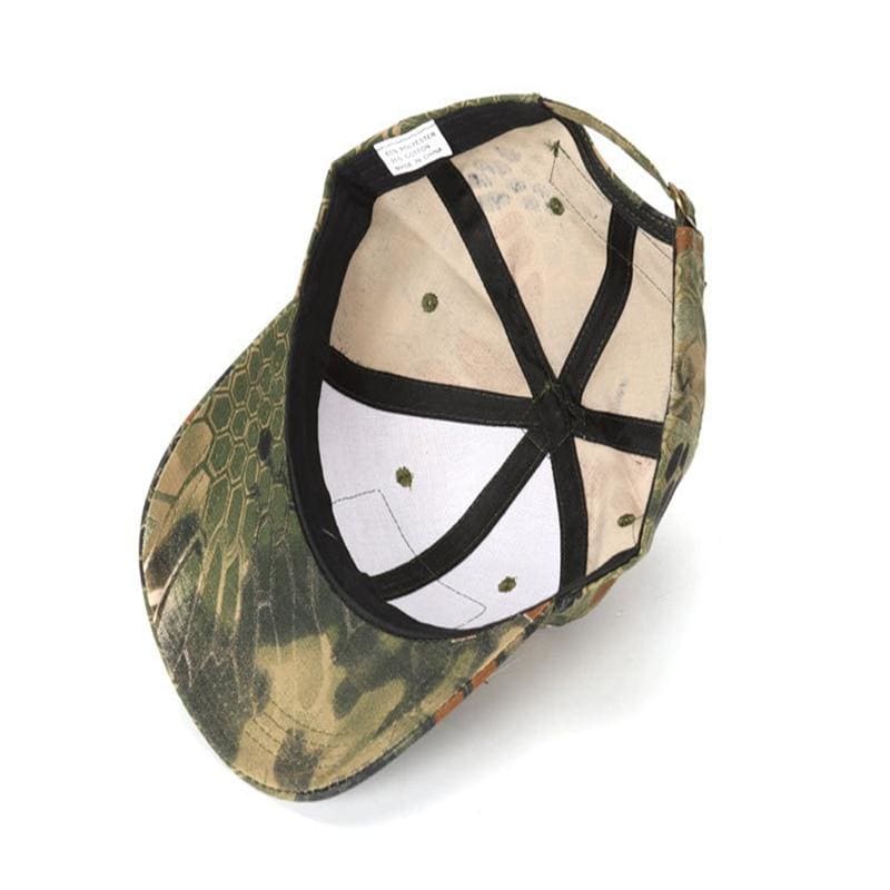 Gorra militar estampada