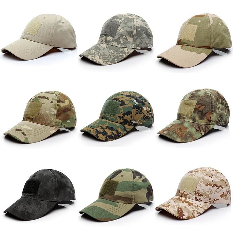 Gorra militar estampada