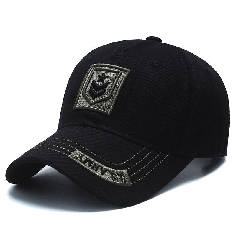 Gorra negra militar