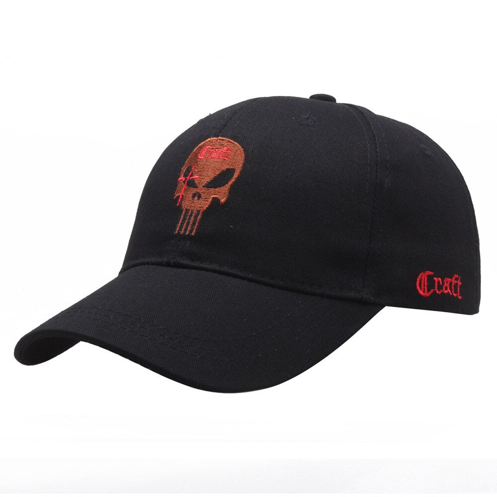Gorra tipo militar negra