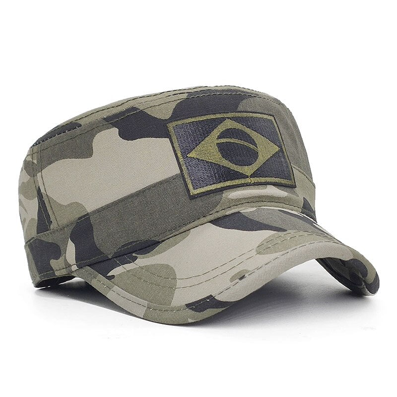 Gorra verde militar hombre
