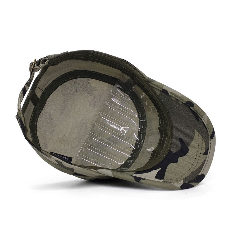 Gorra verde militar hombre