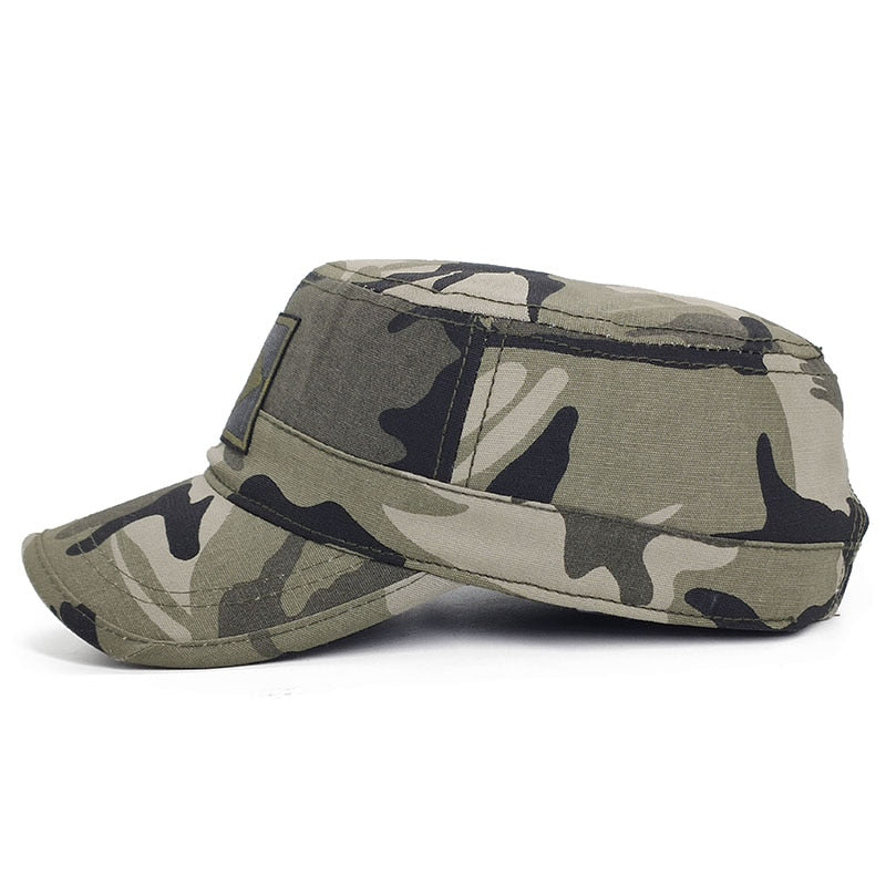 Gorra verde militar hombre