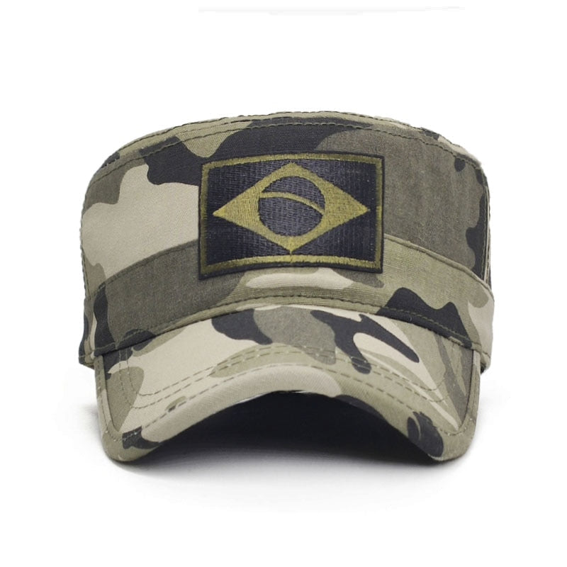 Gorra verde militar hombre