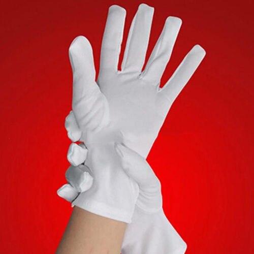 Guantes blancos uniforme militar