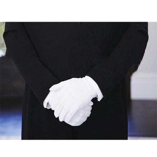 Guantes blancos uniforme militar