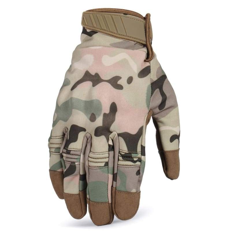 Guantes militares camuflaje woodland