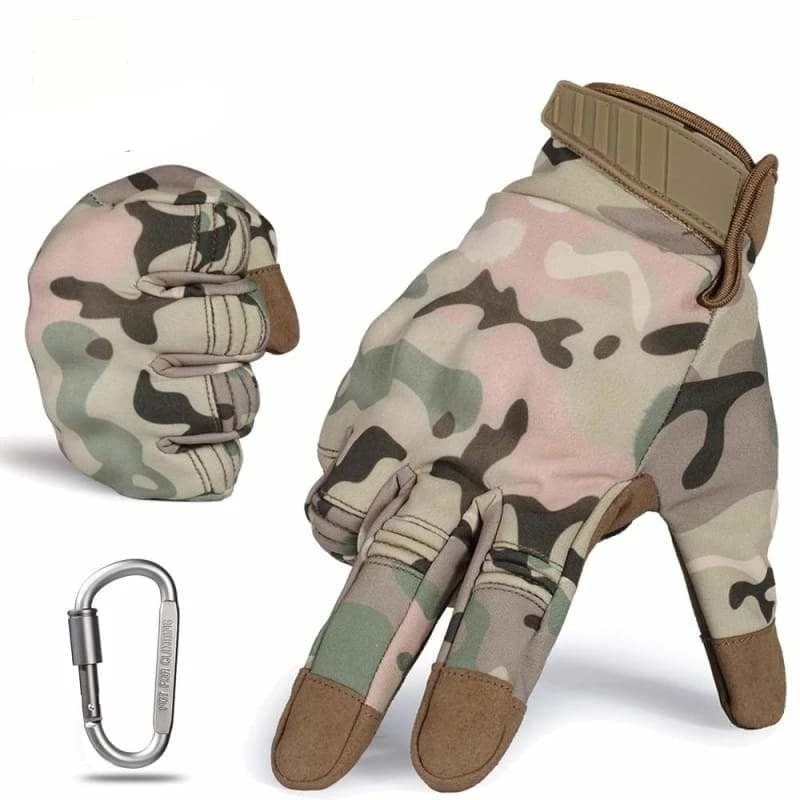 Guantes militares camuflaje woodland