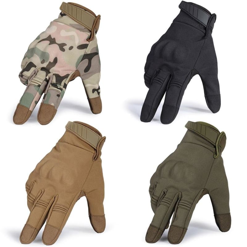 Guantes militares camuflaje woodland