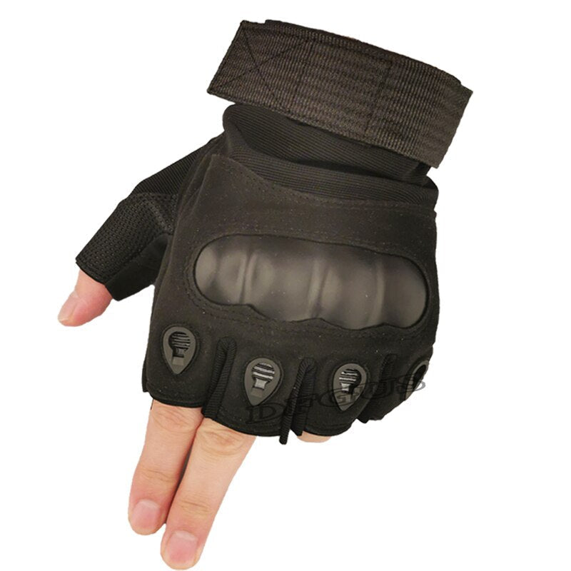 Guantes militares cuero