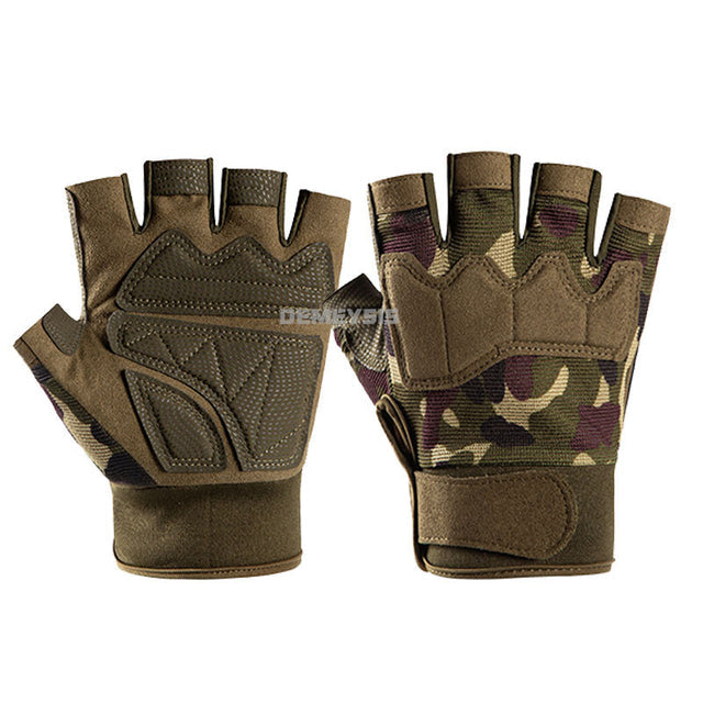 Guantes militares de cuero