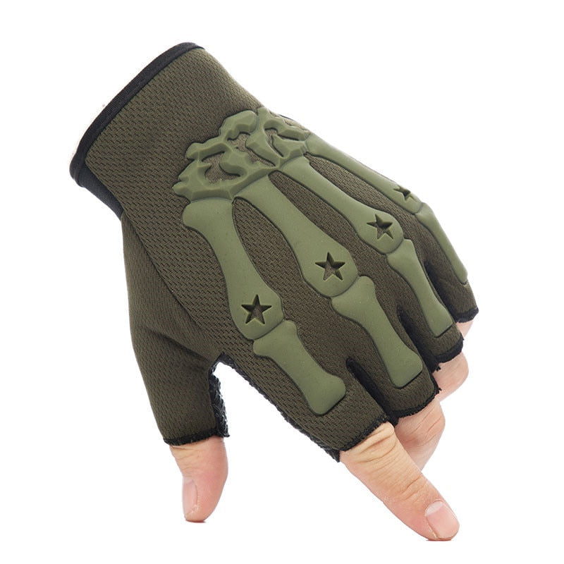 Guantes militares sin dedos