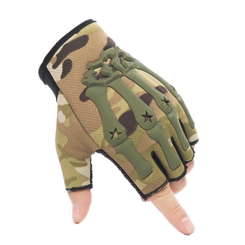 Guantes militares sin dedos