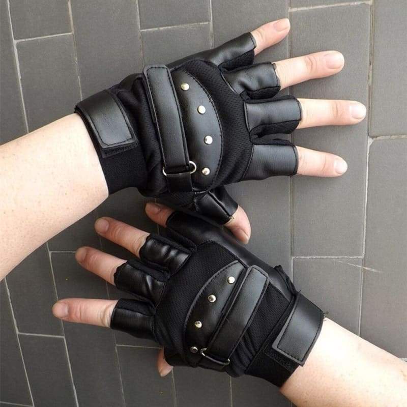 Guantes moto estilo militar