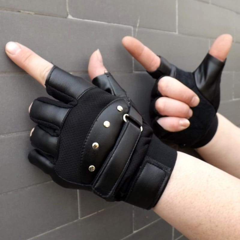 Guantes moto estilo militar