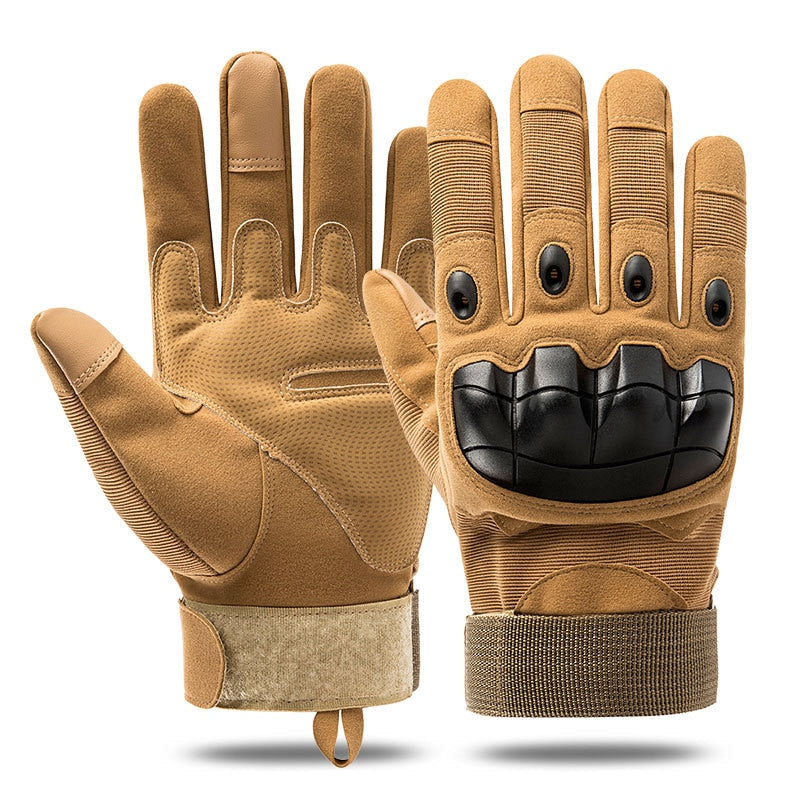 Guantes piel hombre tacticos militares