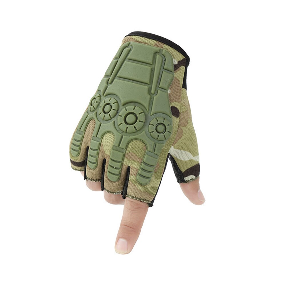 Guantes sin dedos militares hombre