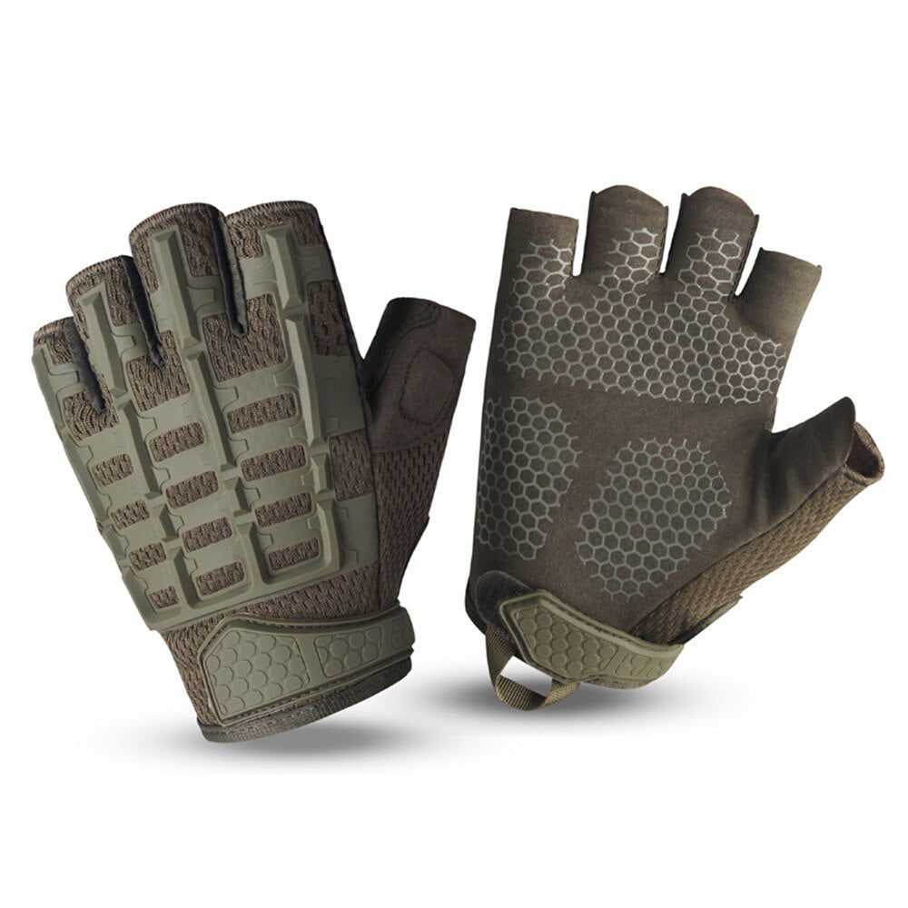 Guantes tacticos militares verdes