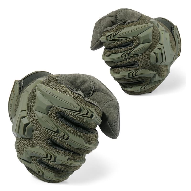 Guantes verde militar
