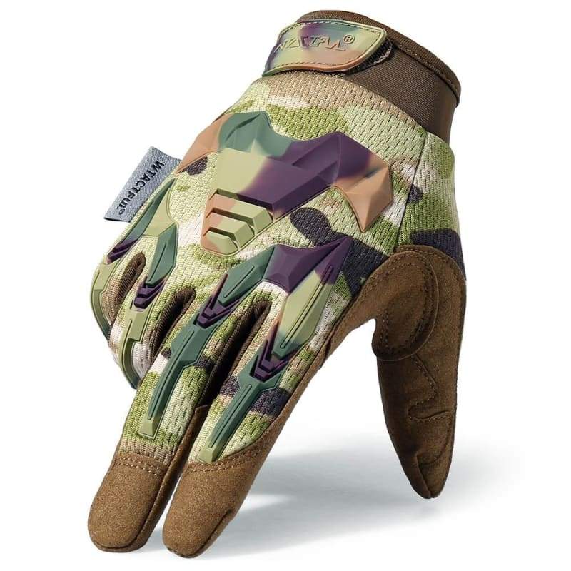 Guantes verde militar
