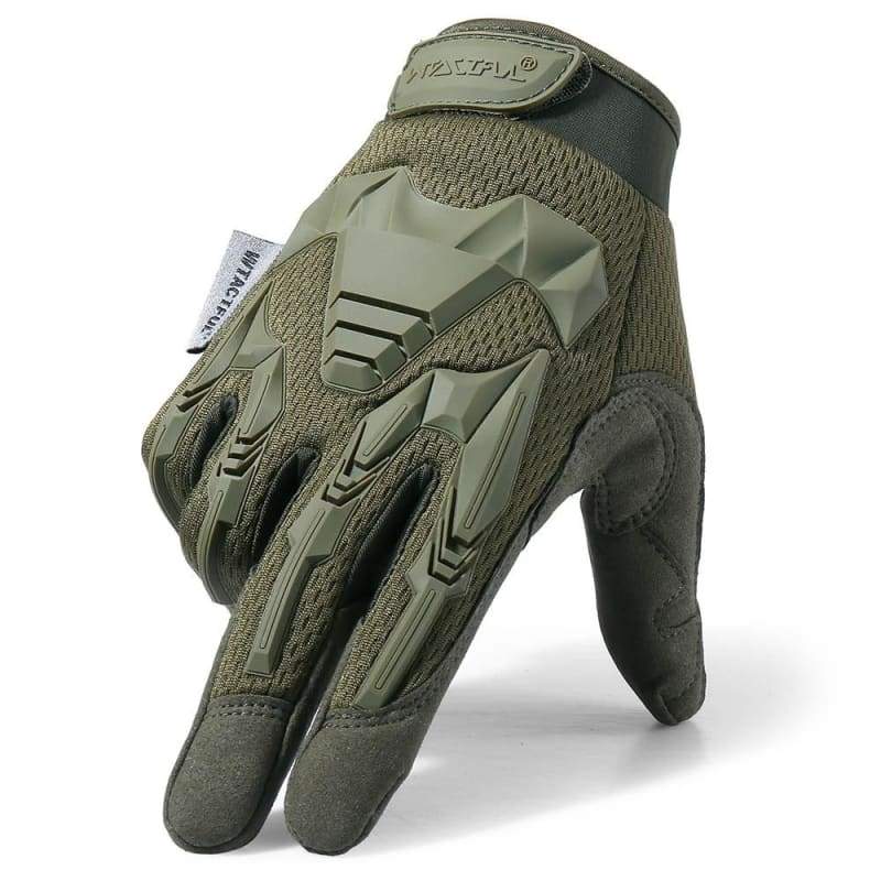 Guantes verde militar