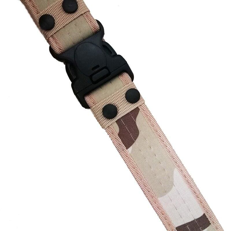Hebilla Cinturon militar lona negro