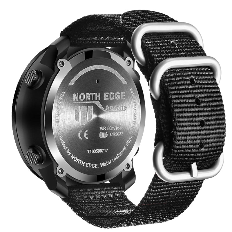 Hombre con correa de nylon reloj digital analógico militar