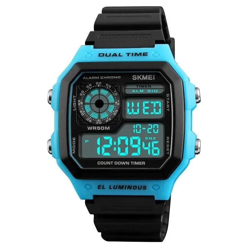 Homme montre militaire
