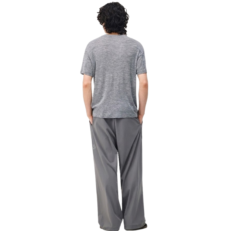 Camiseta lana merino gris