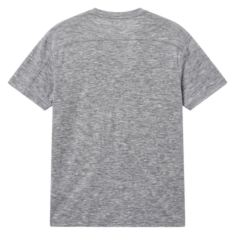 Camiseta lana merino gris