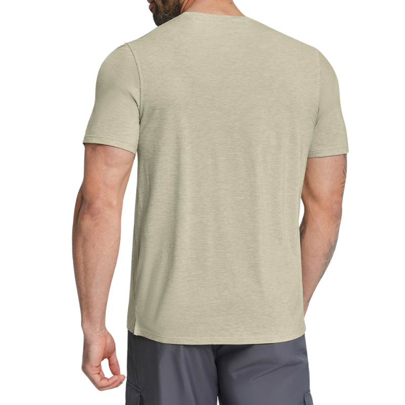 Camiseta lana merino hombre senderismo