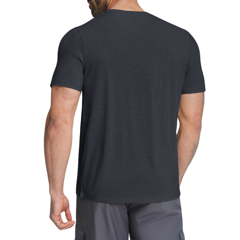 Camiseta lana merino hombre senderismo