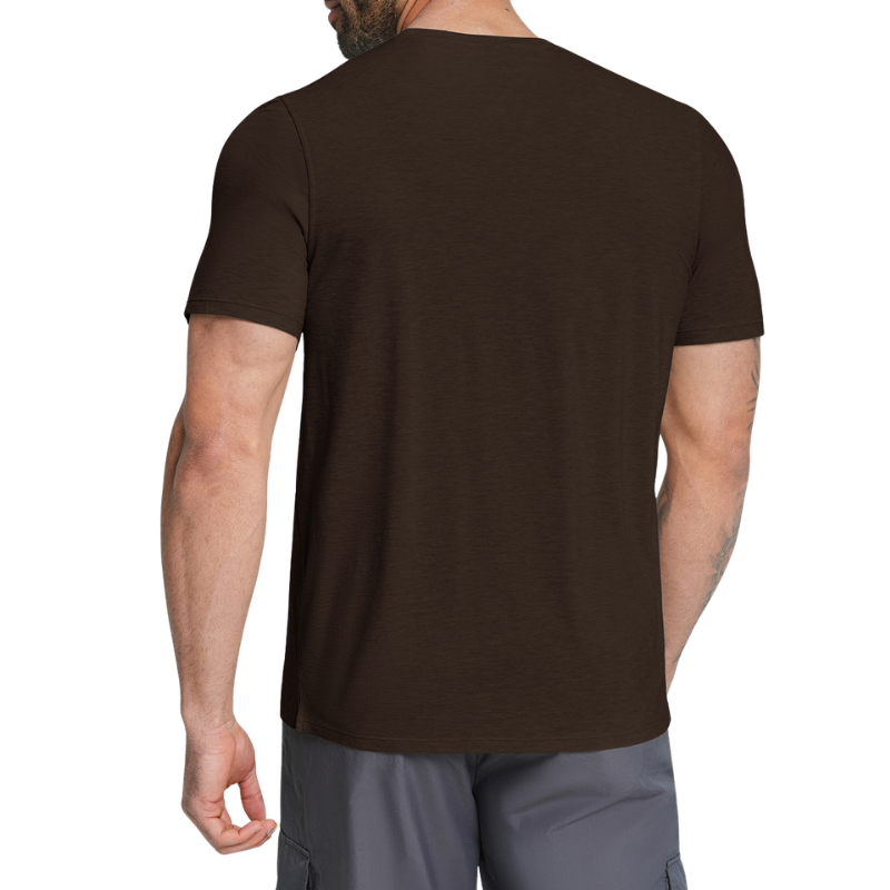Camiseta lana merino hombre senderismo
