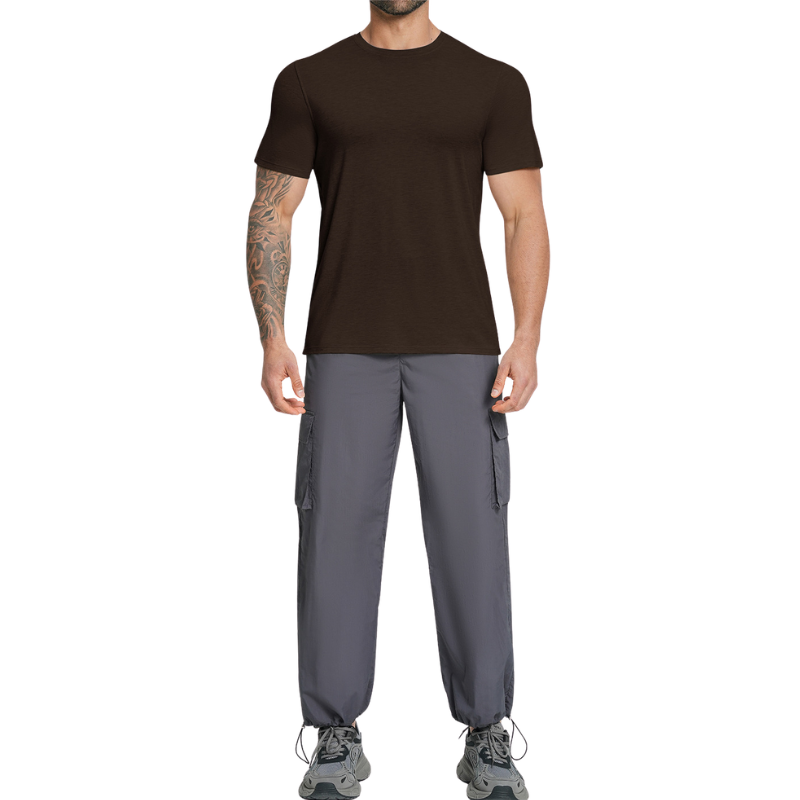 Camiseta lana merino hombre senderismo