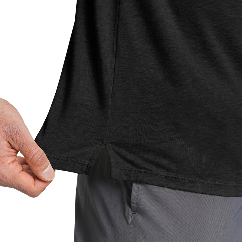 Camiseta lana merino hombre senderismo