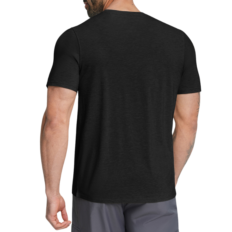 Camiseta lana merino hombre senderismo