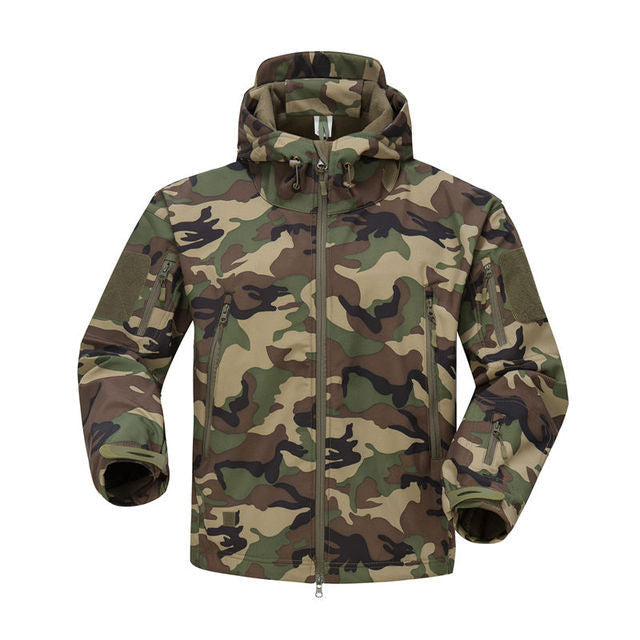 Jaqueta parka verde militar