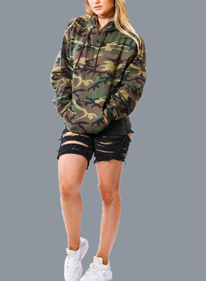 Jersey estilo militar mujer