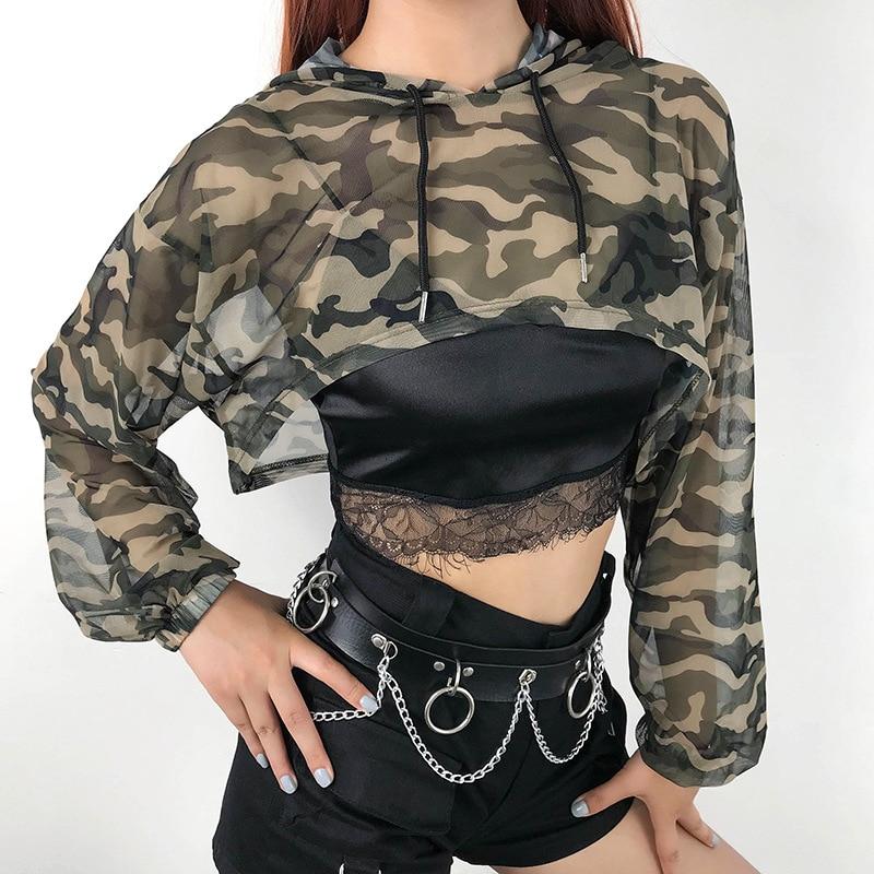 Jersey mujer verde militar