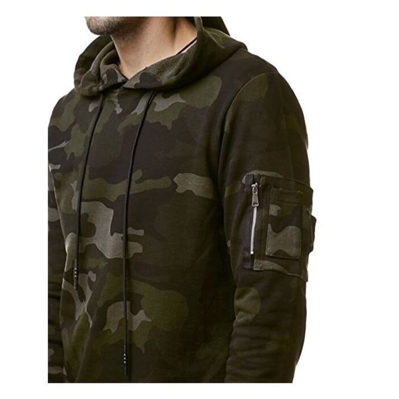 Jersey verde militar hombre