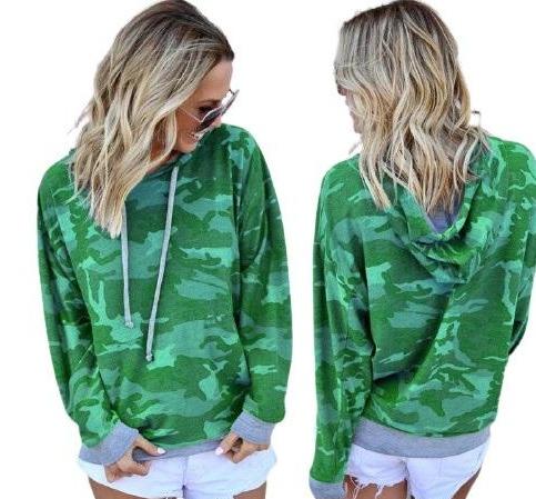 Jersey verde militar mujer