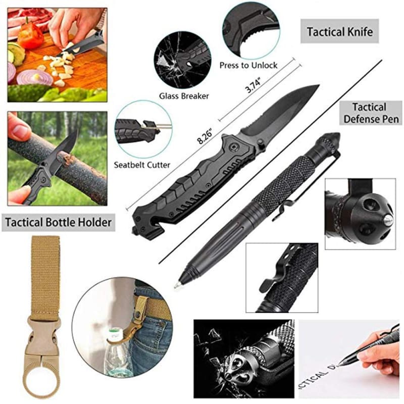 Kit de supervivencia mochilero