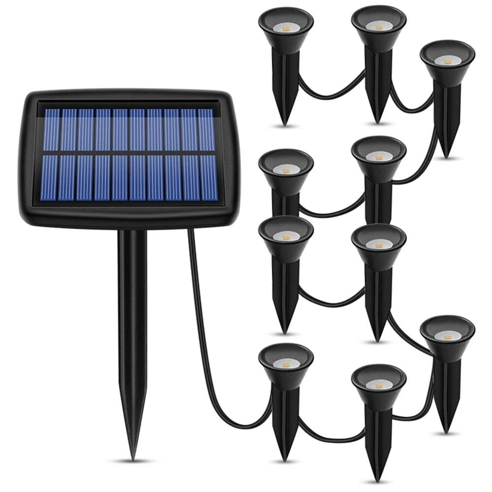 Lamparas solares ambar