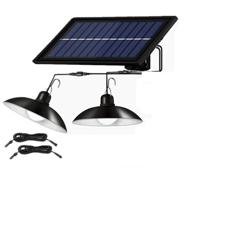 Lamparas solares con cable