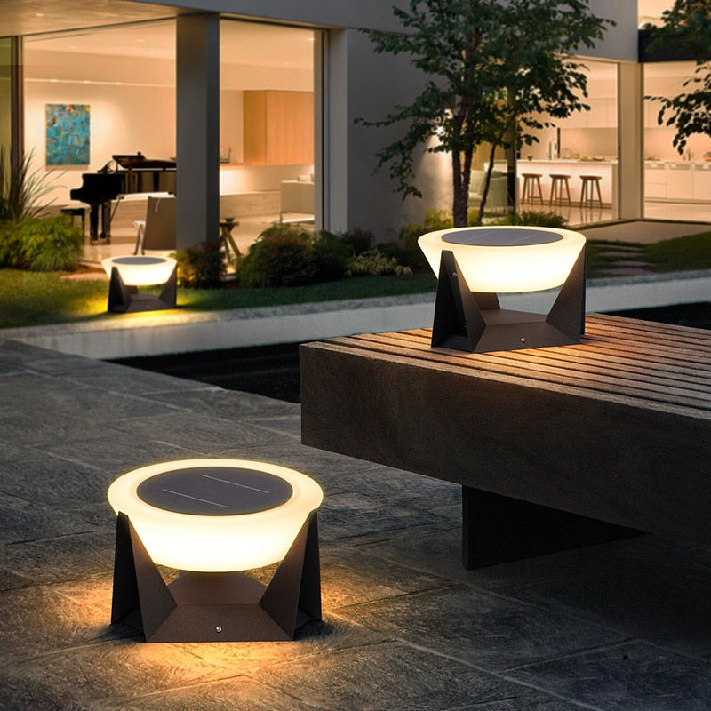 Lamparas solares de jardín