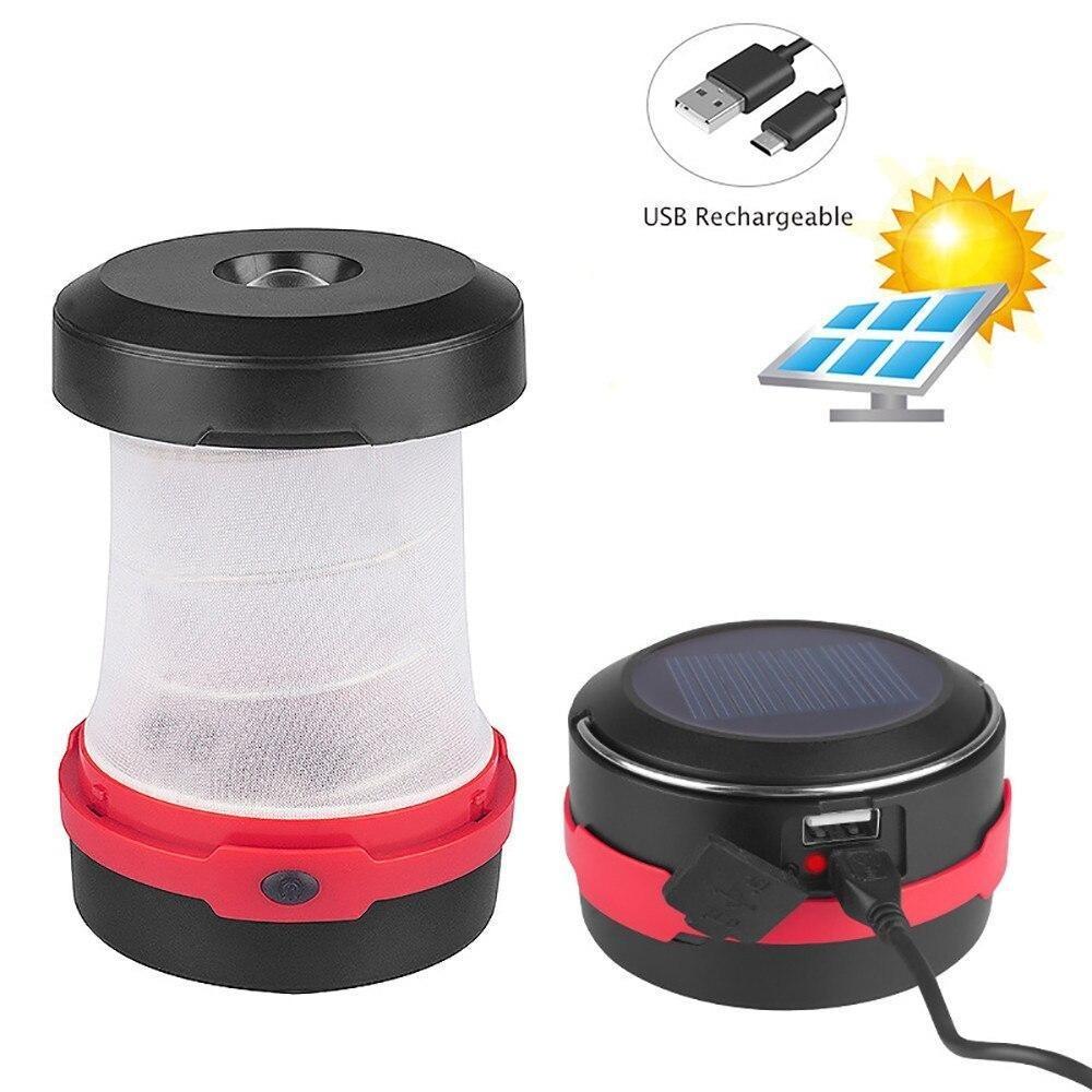 Lamparas solares leer camping
