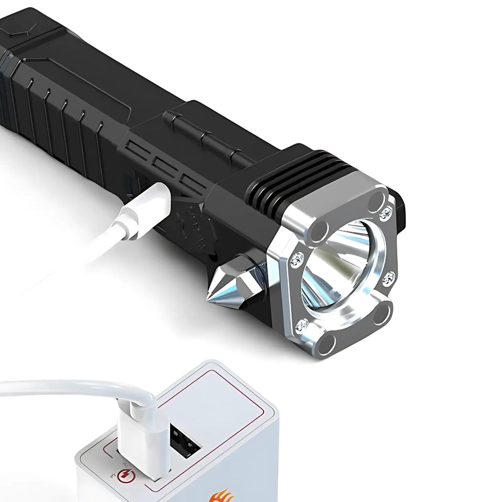 Lampe torche puissante tactique